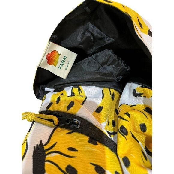 Farm Rio Yellow Banana Travel Hiking Extra Large Backpack Camping New - Picture 6 of 10